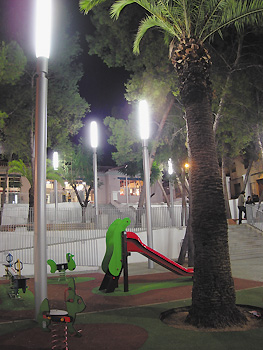 Iluminación parque de la Avenida de Montiel, Benaguacil