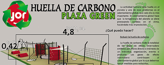 Parque infantil ecodiseñado con el cálculo de la huella de carbono