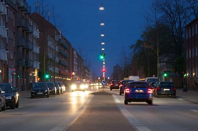 Iluminación vial de Copenhague
