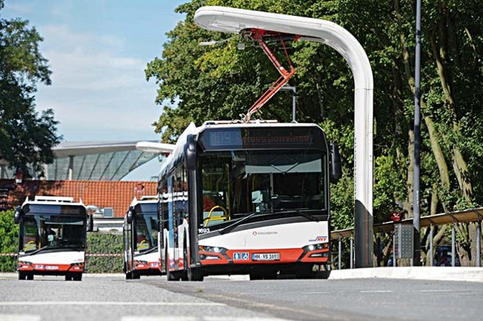 red de carga inteligente para un transporte público sostenible